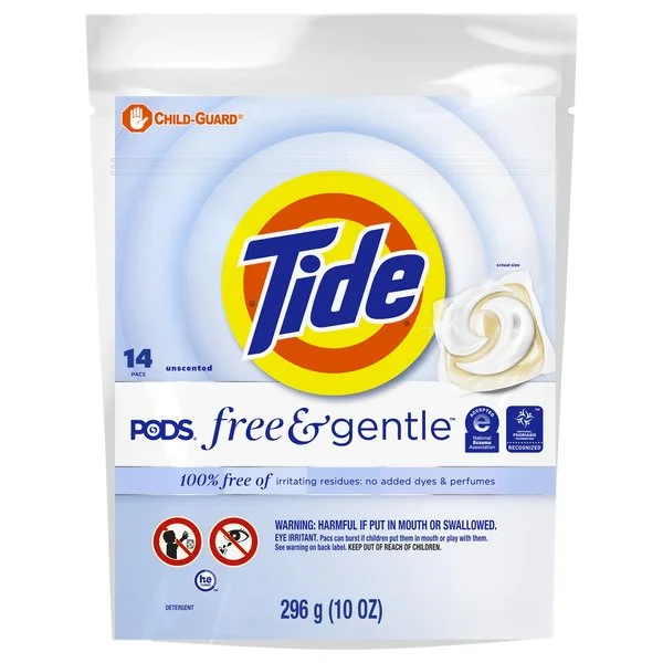Tide Free & Gentle Pods, 14 ct (296 g / 10 oz)