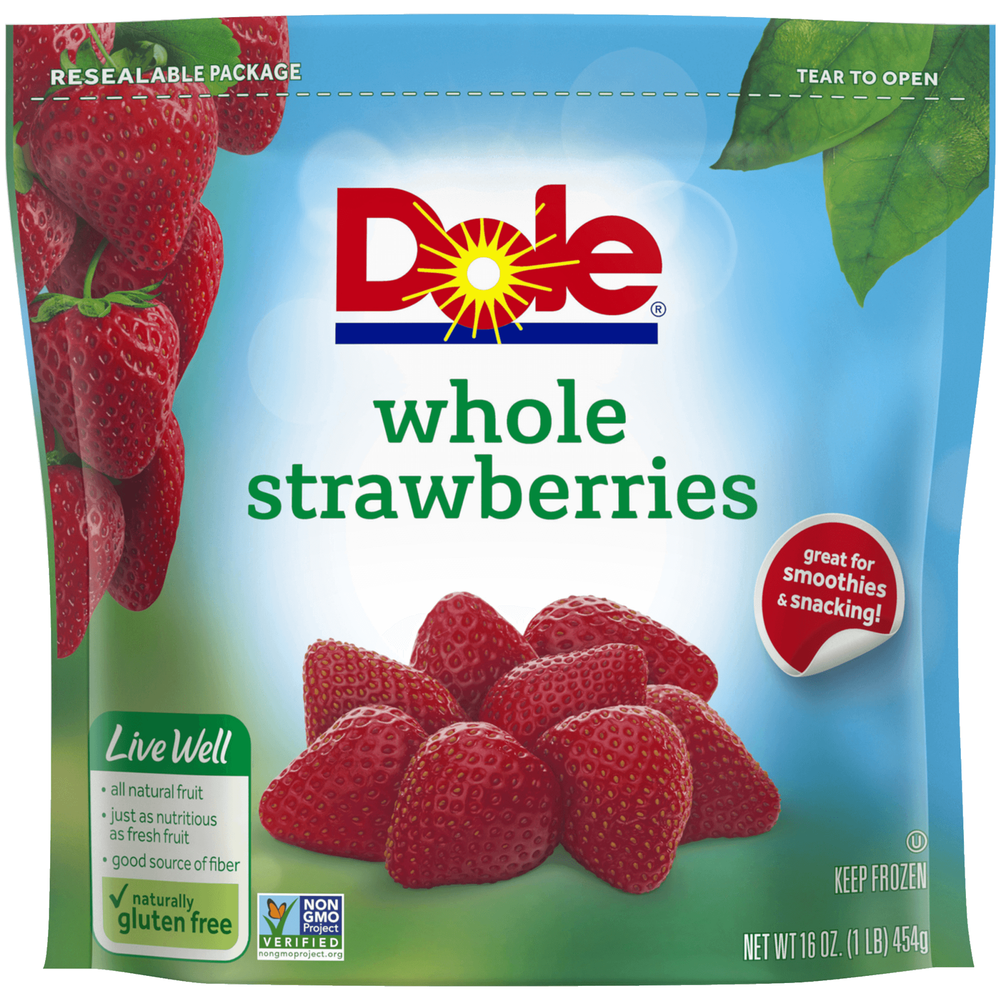 Dole Whole Strawberries – 16 oz