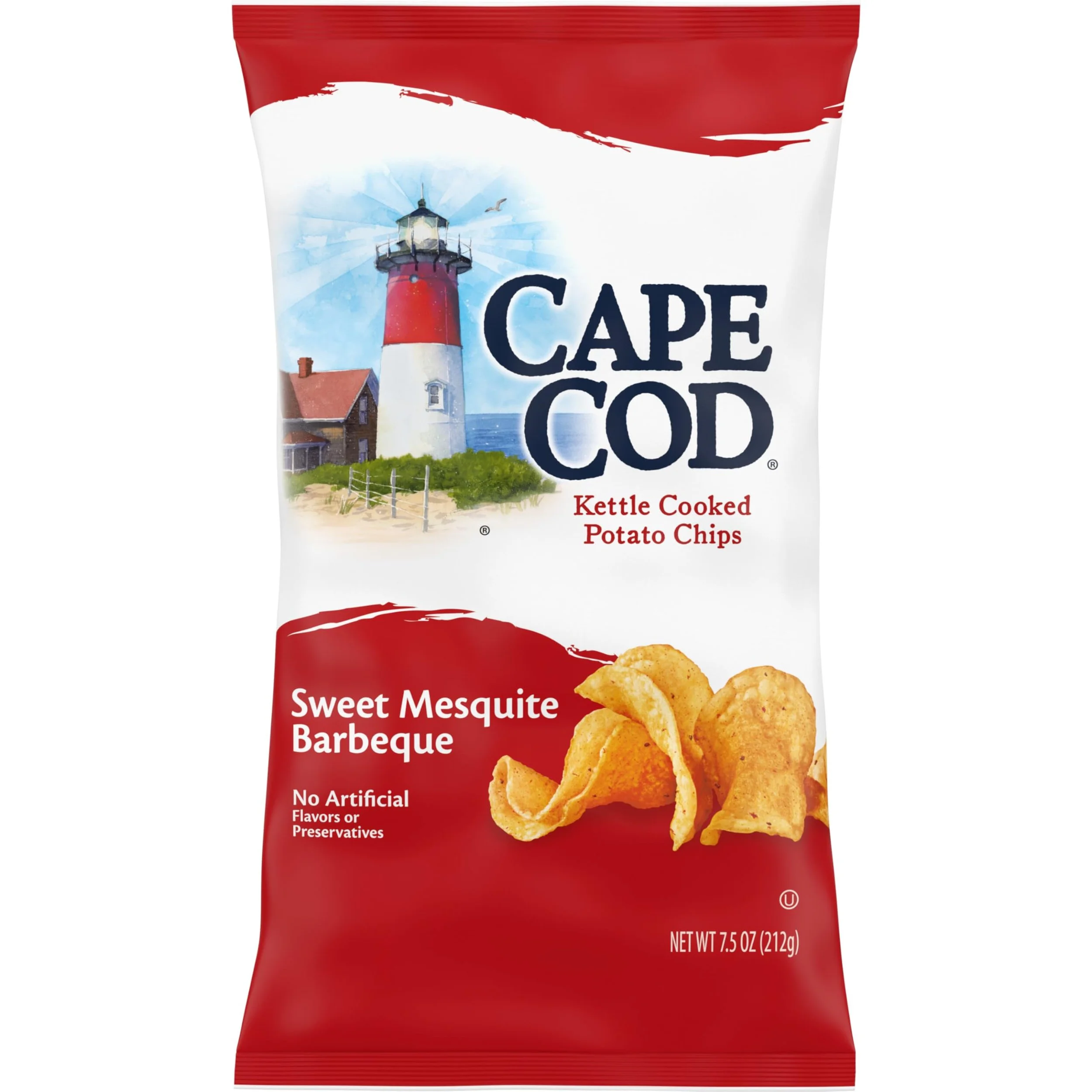Cape Cod Kettle Cooked Potato Chips Sweet Mesquite Barbeque – 1.5 oz