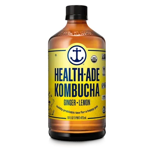 Health-Ade Kombucha Ginger-Lemon – 16 oz