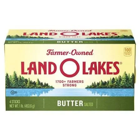 Land O Lakes Butter Quarters – 1/2 lb