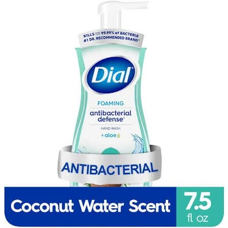 Dial Foaming Antibacterial Defense Hand Wash – Coconut Water