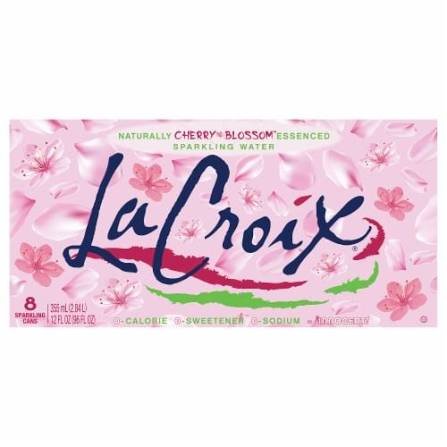 La Croix Cherry Blossom Sparkling Water Cans