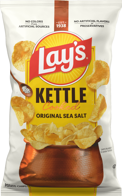 Lay's Kettle Cooked Original Sea Salt Potato Chips