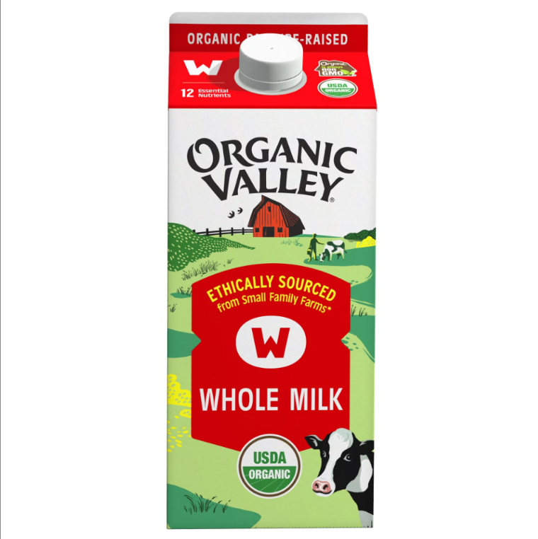 Organic Valley Whole Milk – 64 fl oz