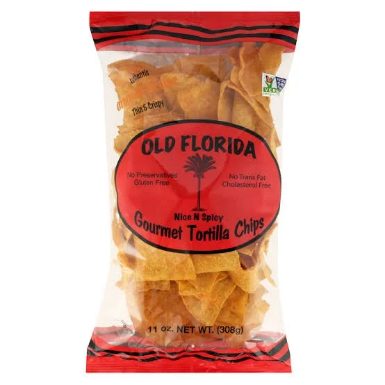 Old Florida Gourmet Tortilla Chips – Nice n Spicy – 11 oz