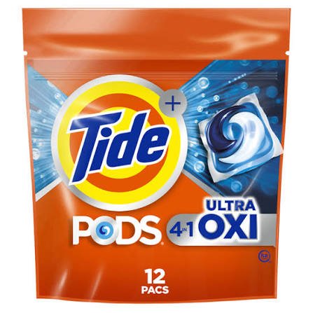 Tide PODS Ultra 4-in-1 Oxi Laundry Detergent, 11 ct (281 g / 9 oz)