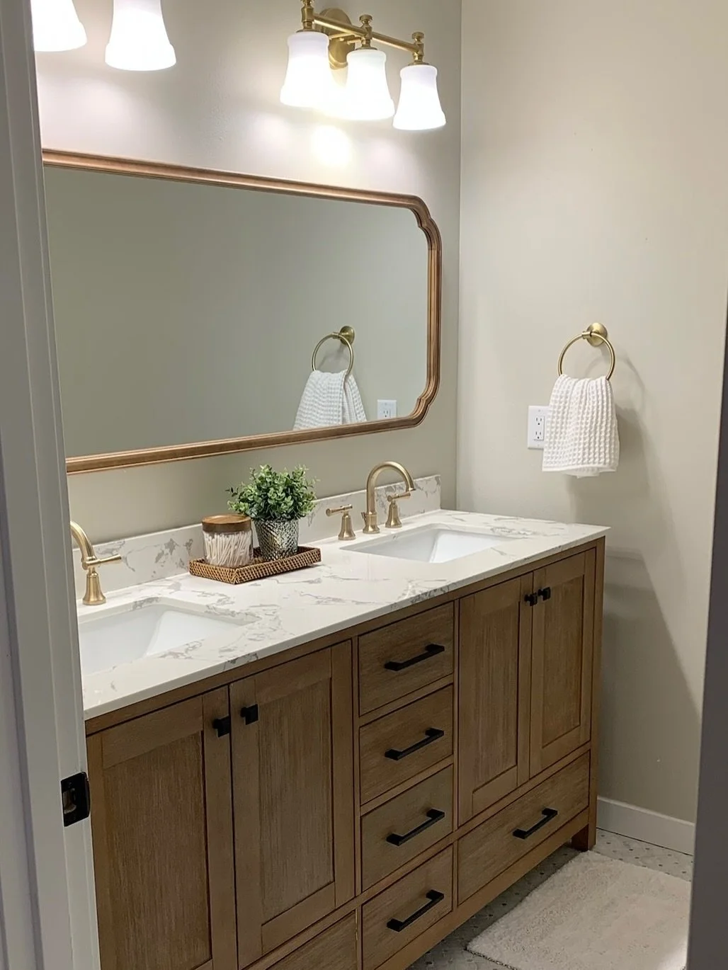 This bathroom remodel was extensive and so rewarding! We moved walls and rooms and ended up with a beautiful result. It was one of several spaces in this house we had the joy of remodeling. 

Contact us today to plan out how you want to restructure y