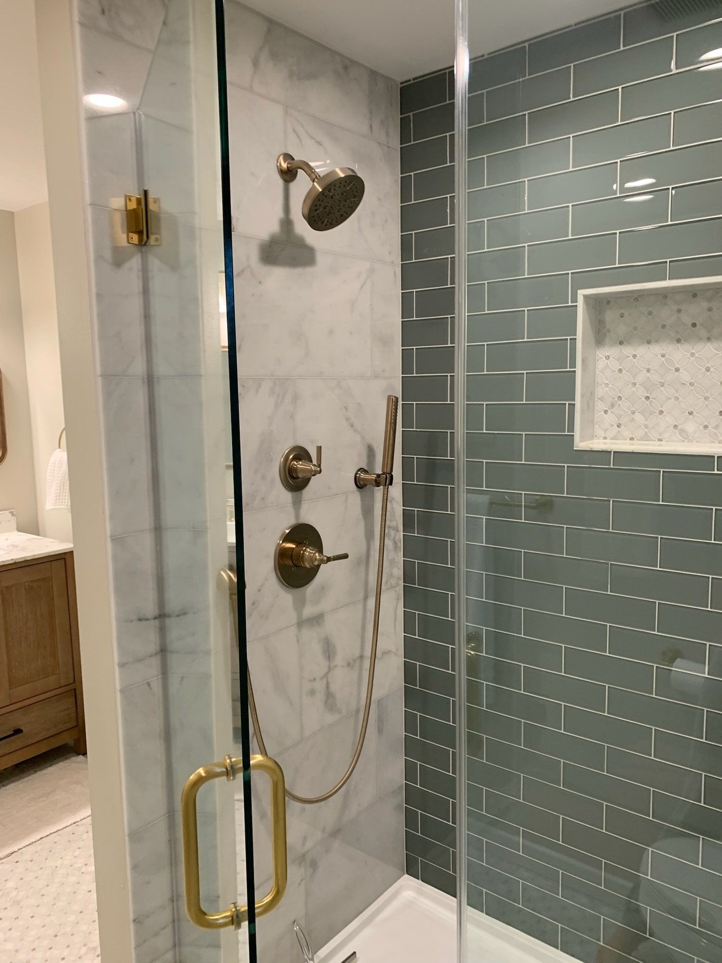 Throwback to this beautiful tiled shower!