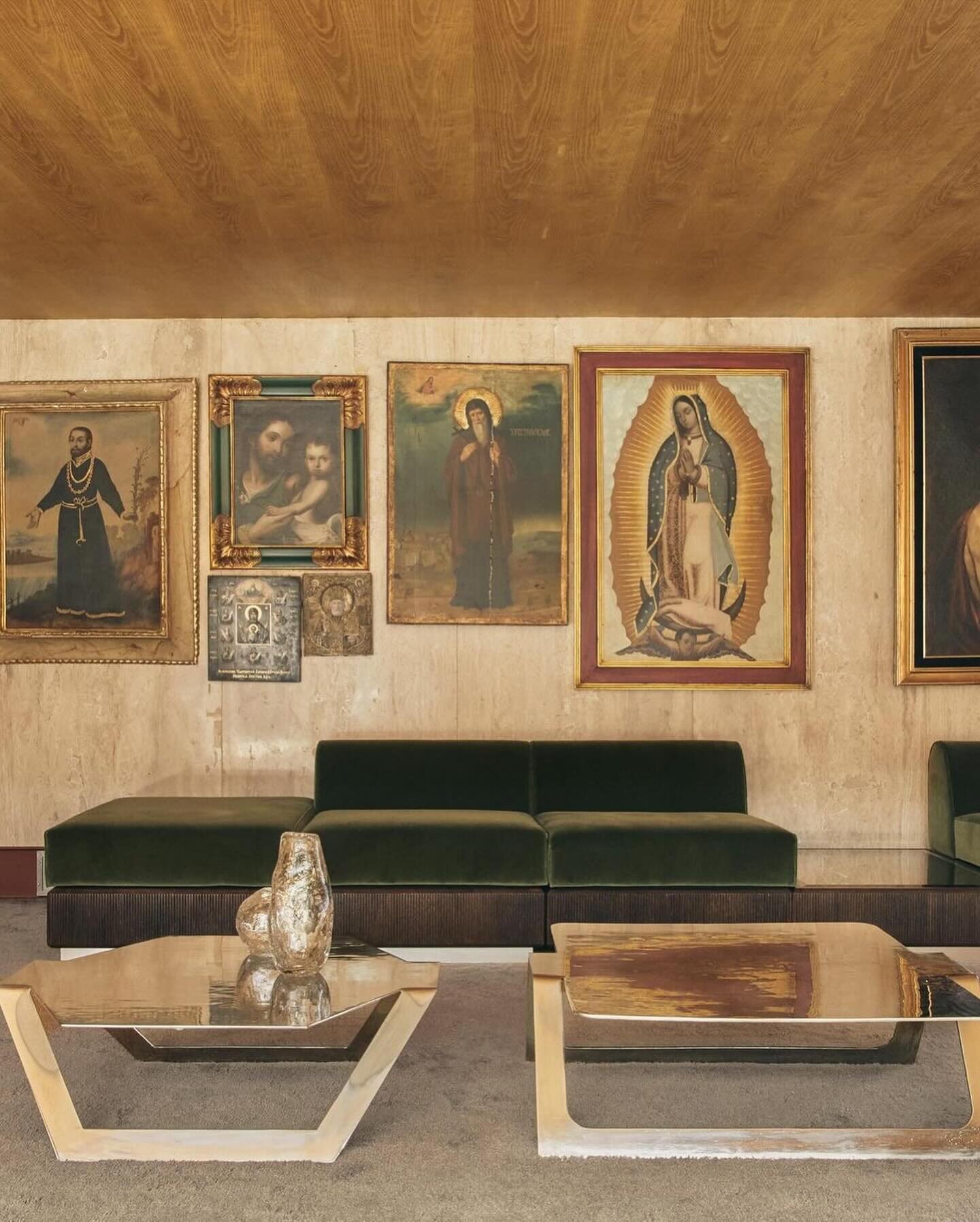 repost: @nilufargallery During Mexico City Art Week, Nilufar presented an installation of furniture creations to mark its collaboration with Mexican retailer Studio 84, staged at the home of one of the most prolific 20th-century Mexican architects, P