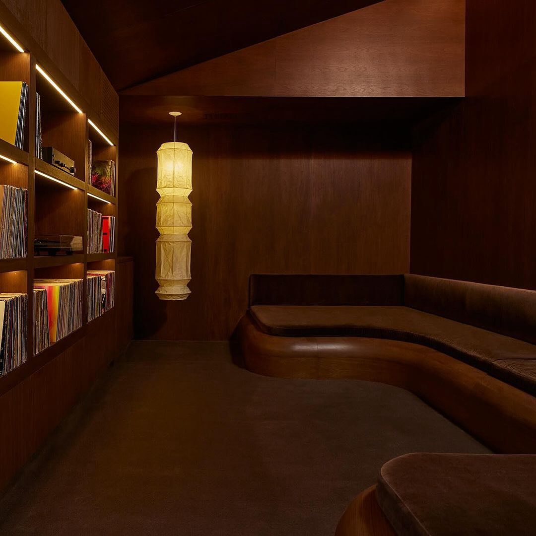 from @yoshihiromakino &bull; Soundproof music lounge designed by @22re_22re @maddydenley @neverfarstudios for Ceremony of Roses ➡️ feat in @wallpapermag