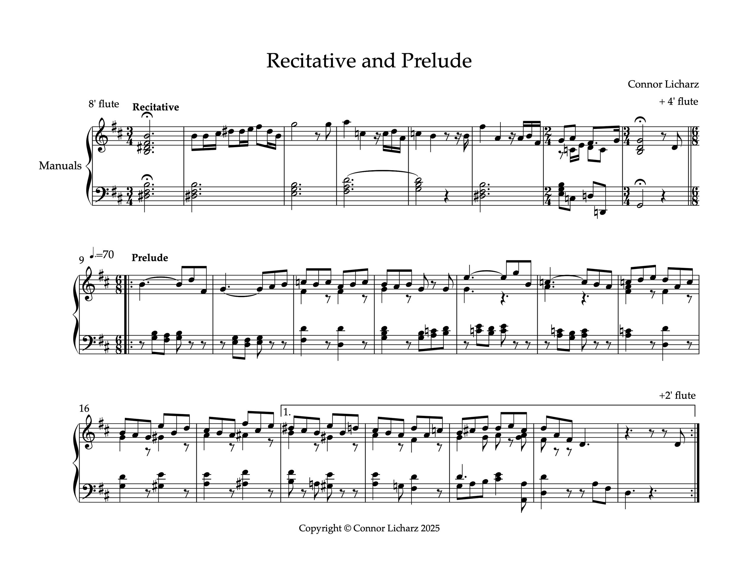 Recitative and Prelude