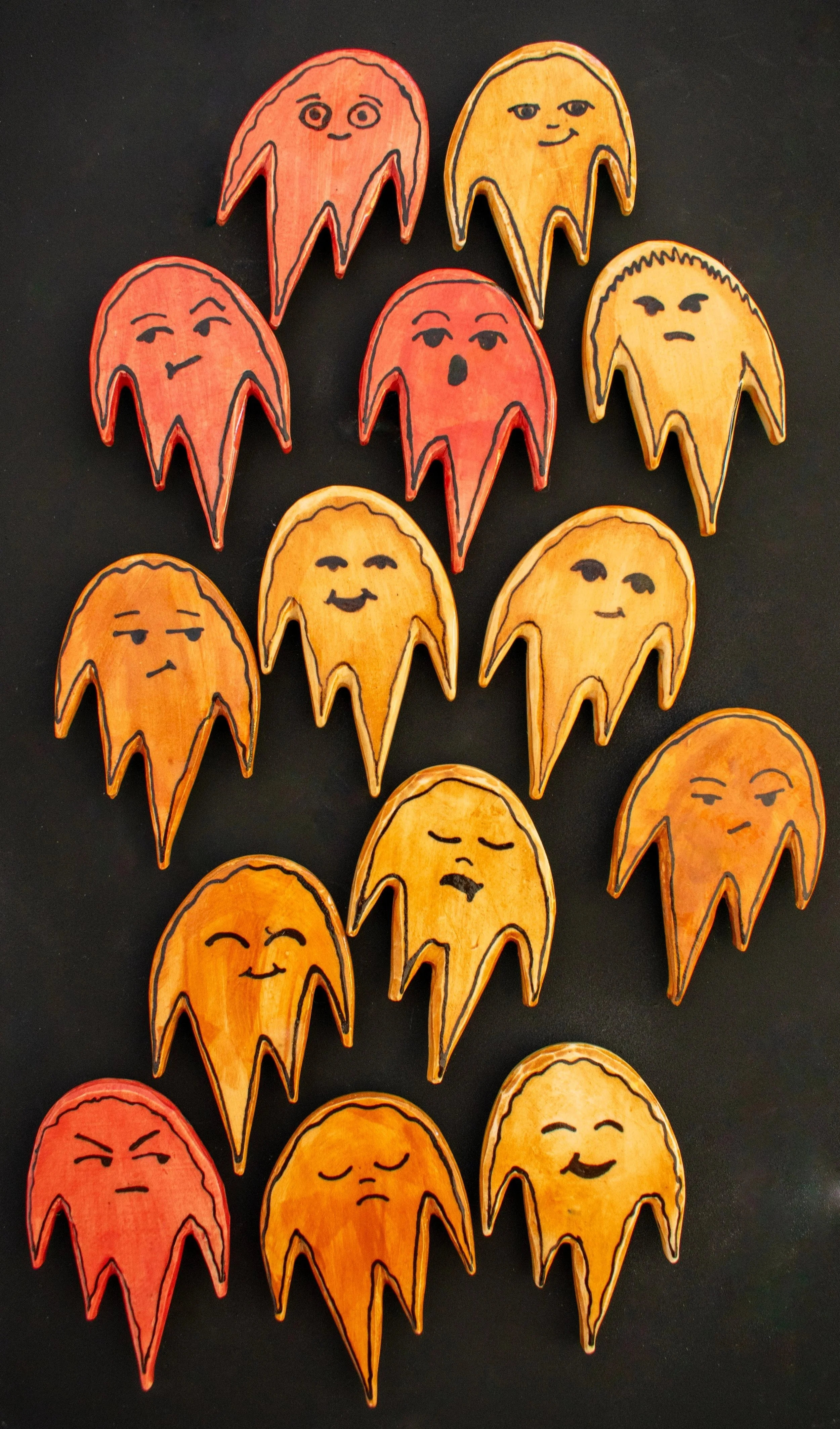 Ceramic Ghost Magnets