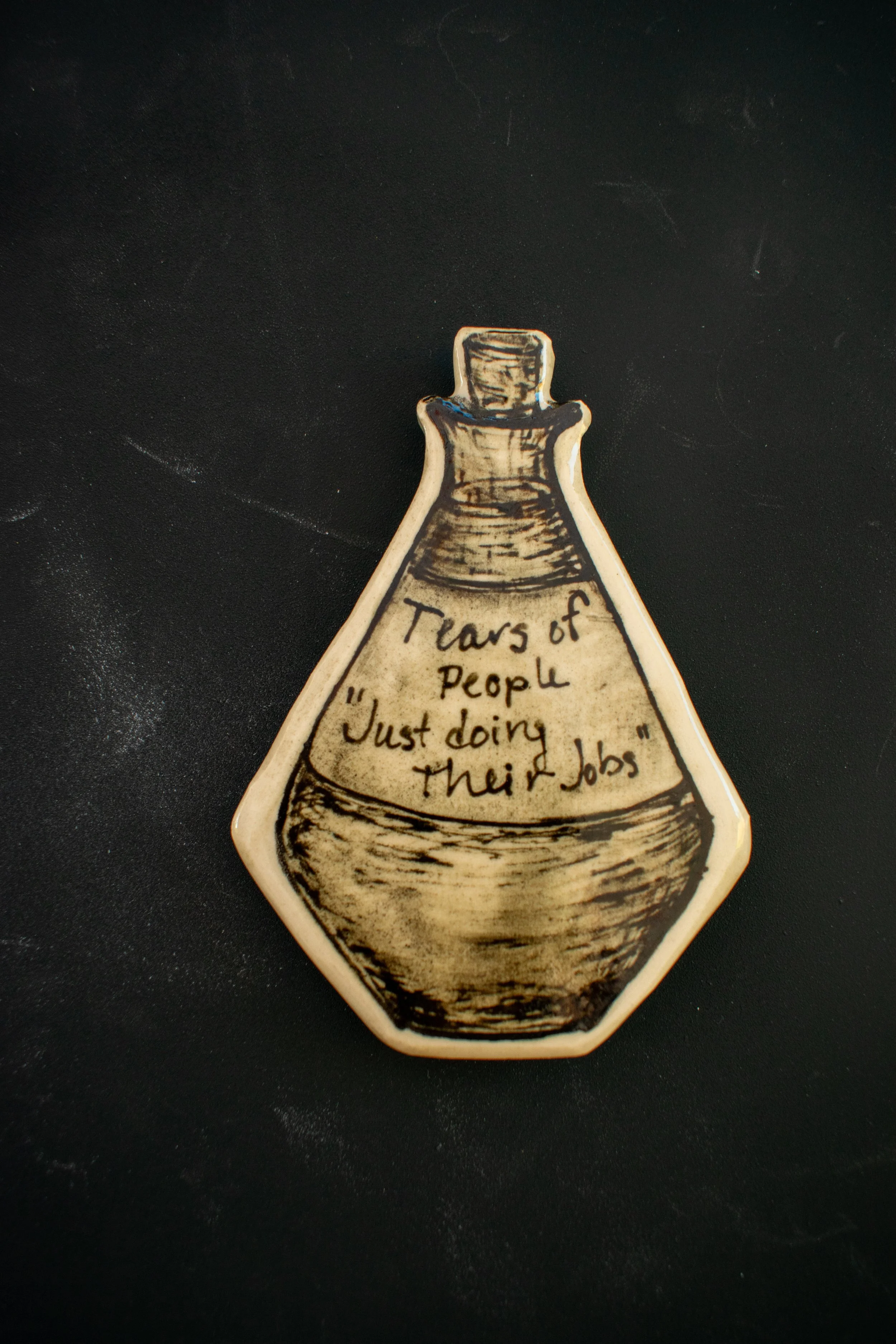 ceramic spell bottle magnets