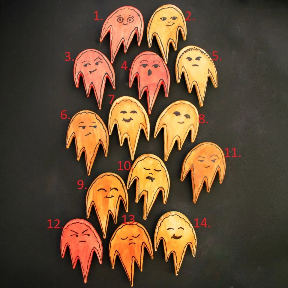 Ceramic Ghost Magnets