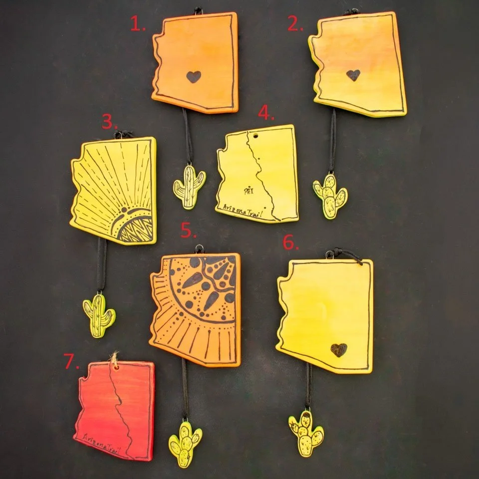 ceramic arizona magnets