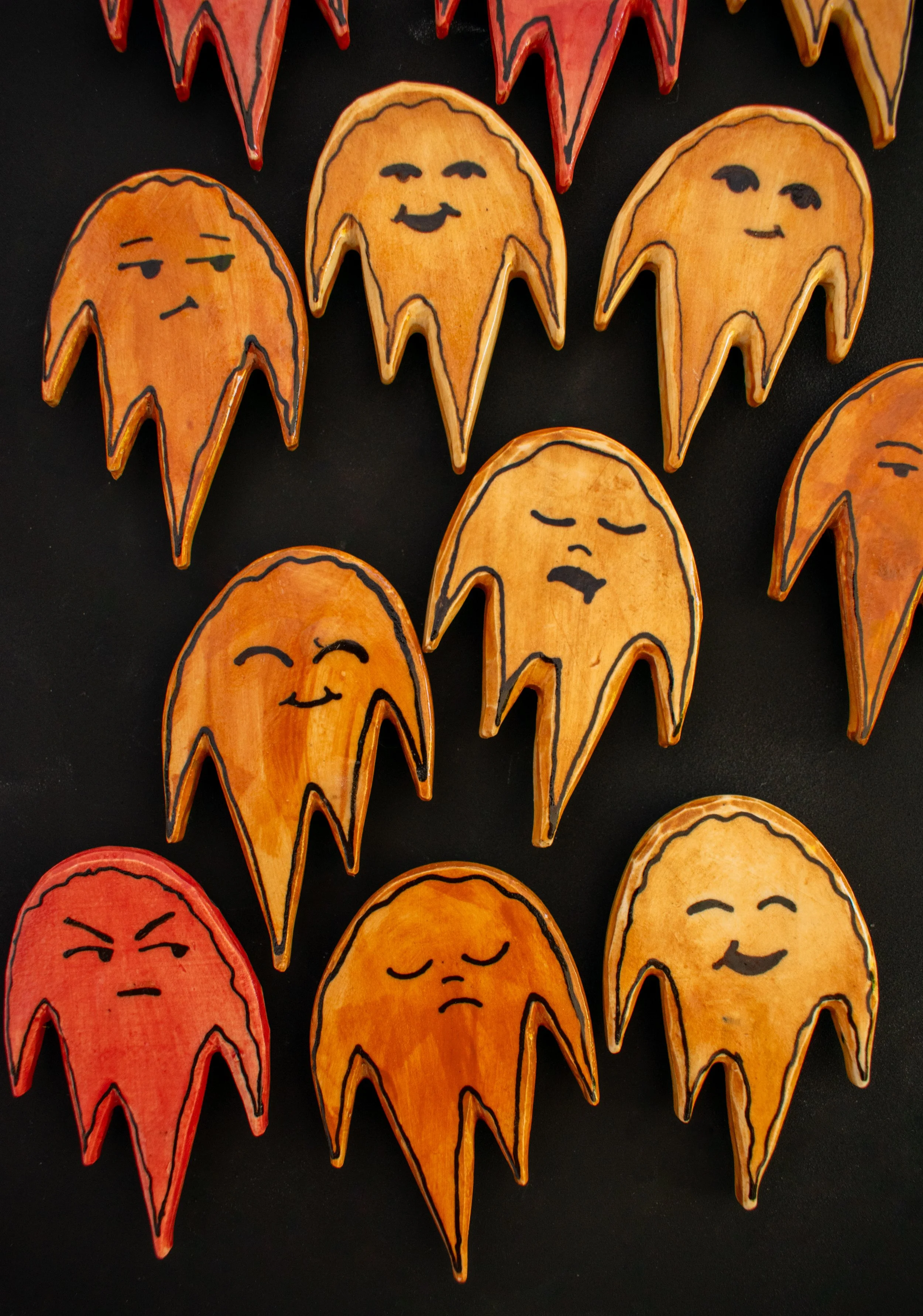 Ceramic Ghost Magnets