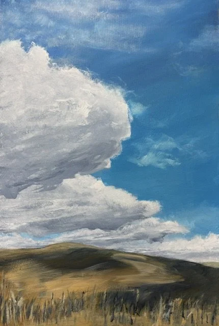 "Passing Clouds"
Acrylic on canvas
24"w x 36"h