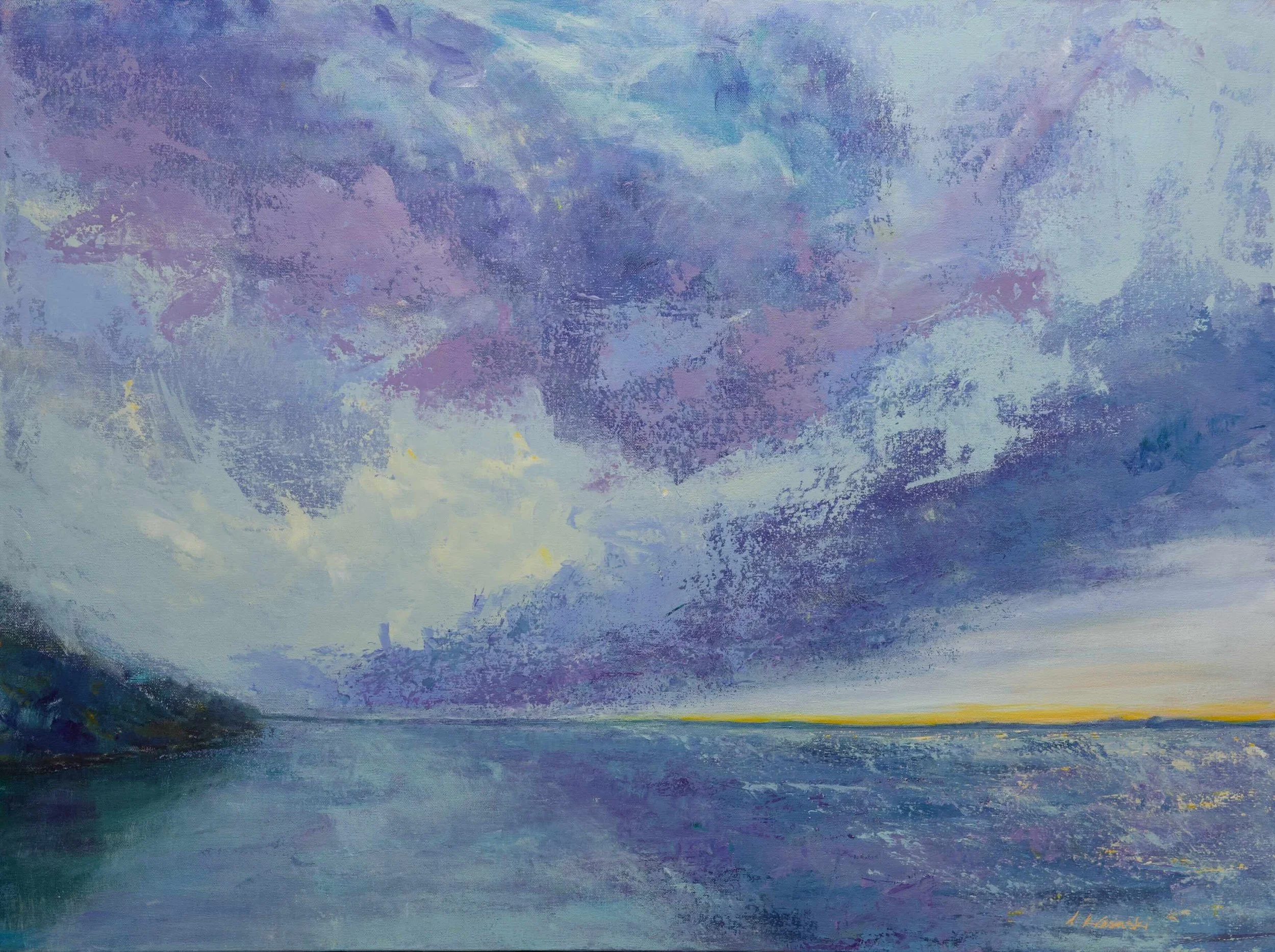 "Storm Passing"
Acrylic on canvas
30"w x 20"h