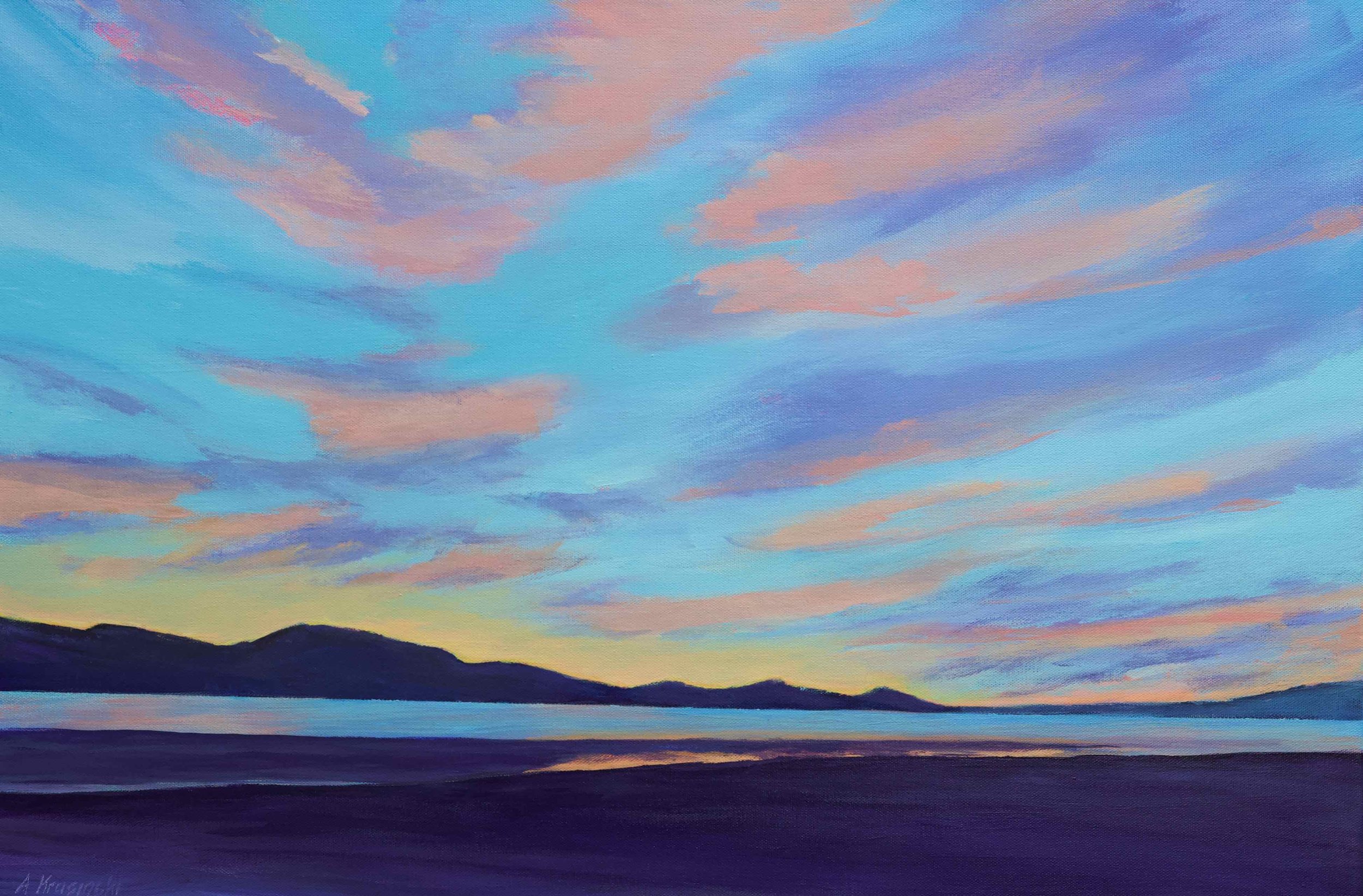 "Lake Manly, Death Valley"
Acrylic on canvas
30"w x 20"h