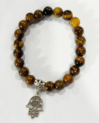 Tiger Eye Charm Bracelet