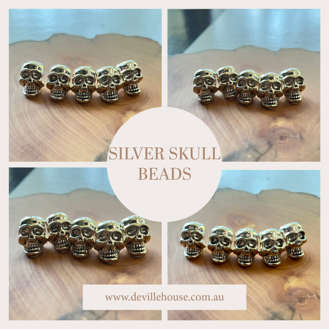 DeVille Dreadlock Silver Skull Beads.png