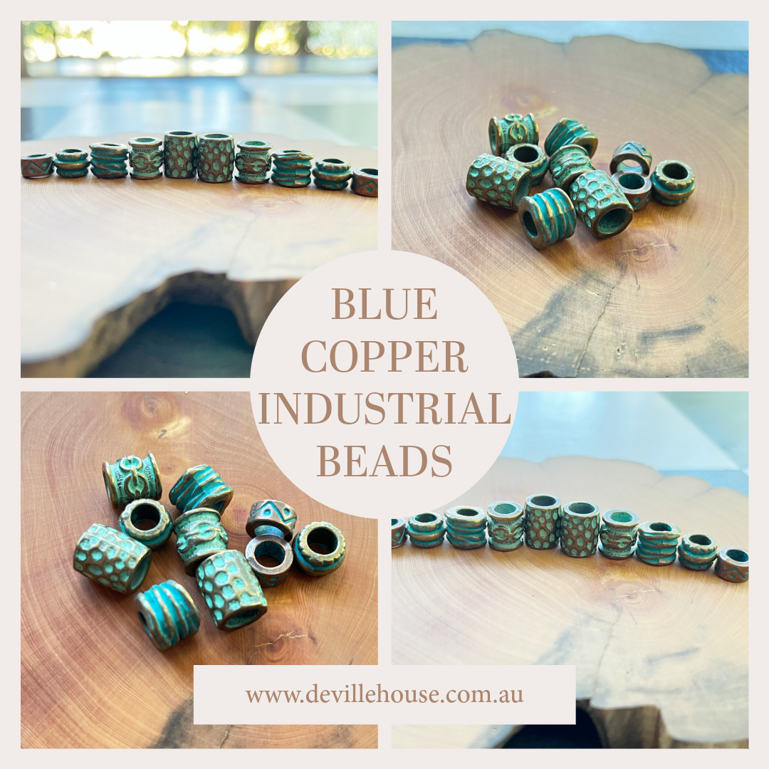 10-DeVille Dreadlock Blue Copper Industrial Beads.png