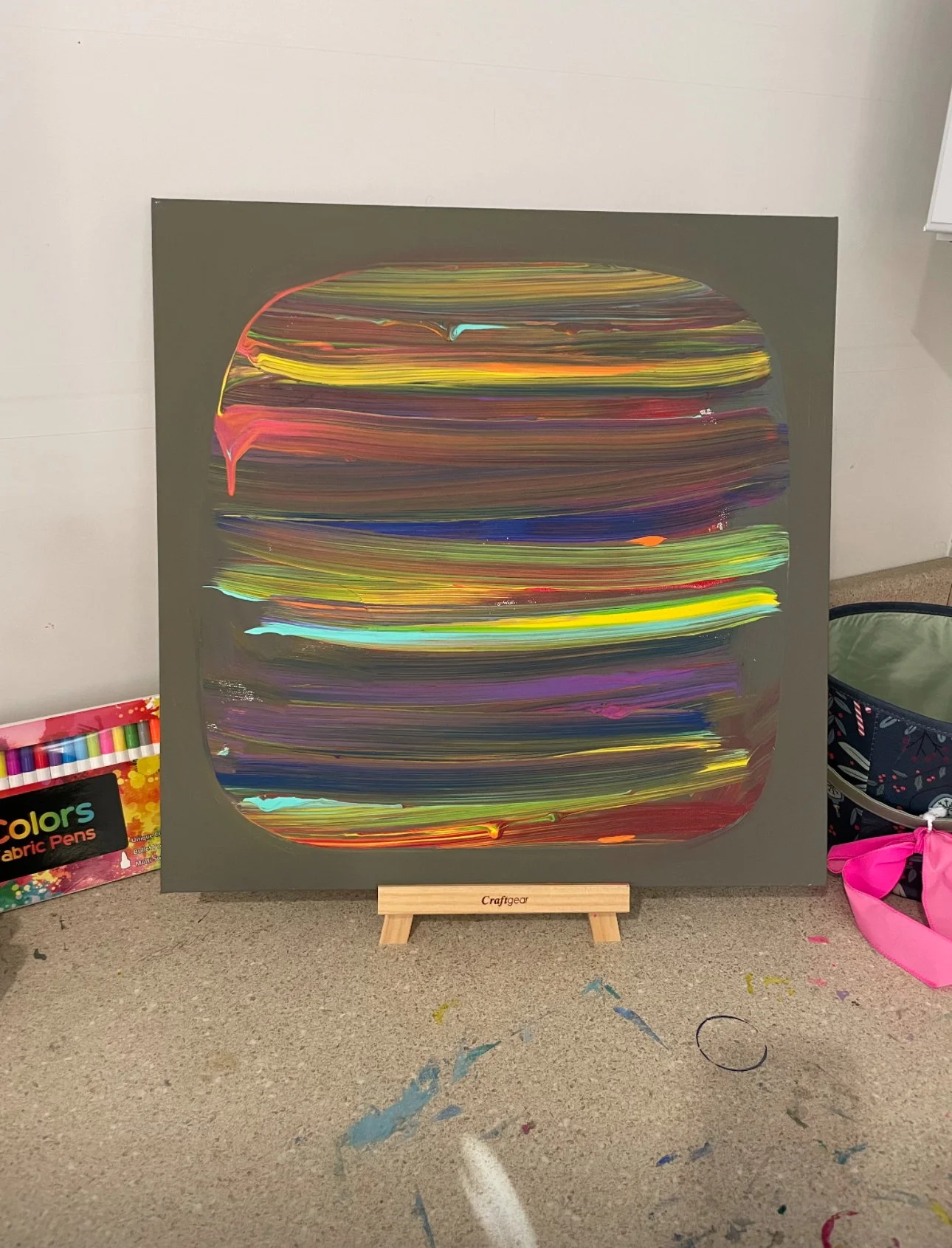 All The Colors Mix Together, To Gray