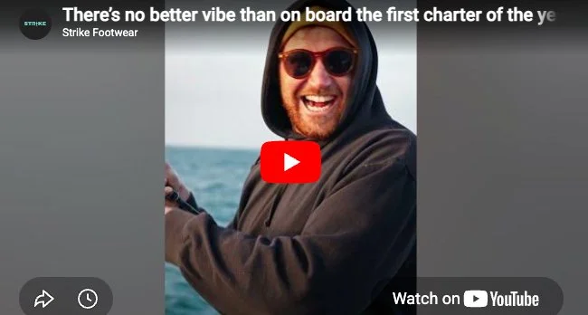 There’s no better vibe than on board the first charter of the year.
