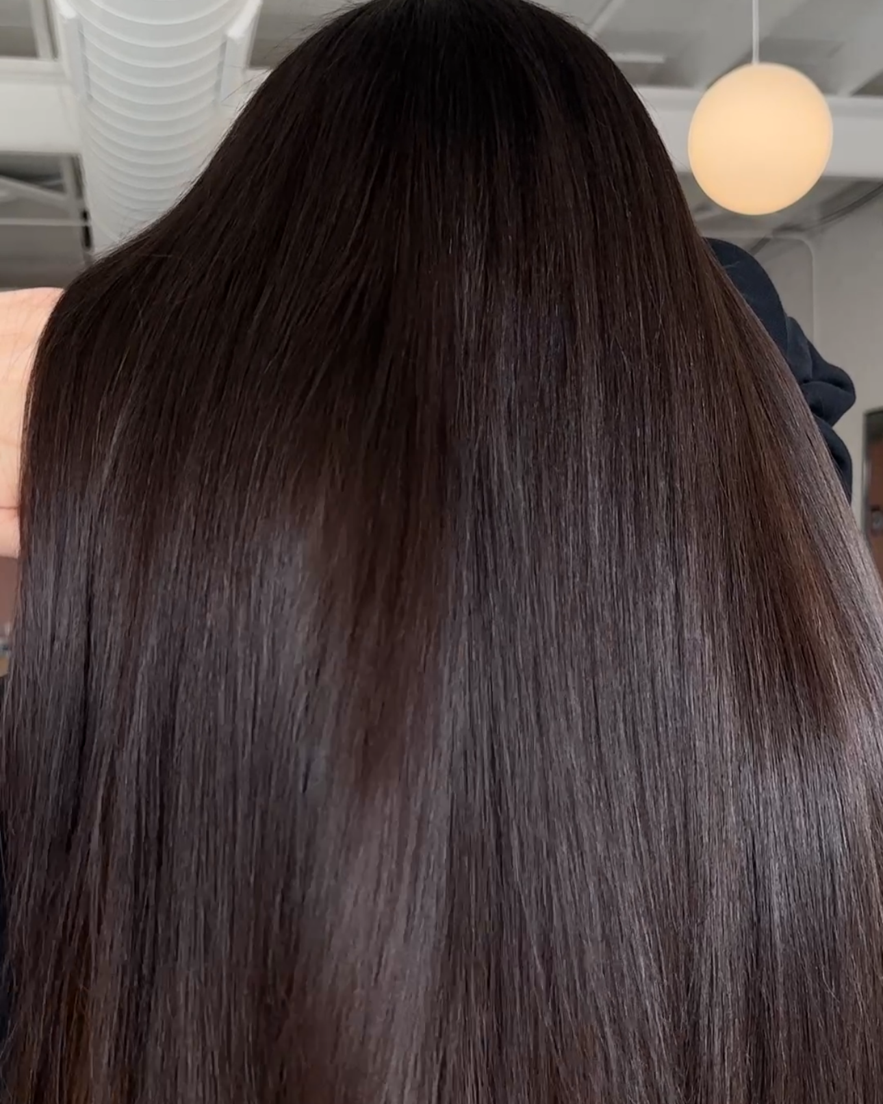 Hair Extensions are added to a beaded platform