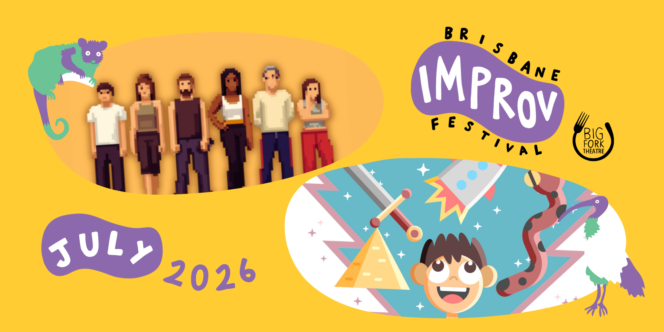 A Back Line + The Unexpected Genre Show | Brisbane Improv Festival 2026
