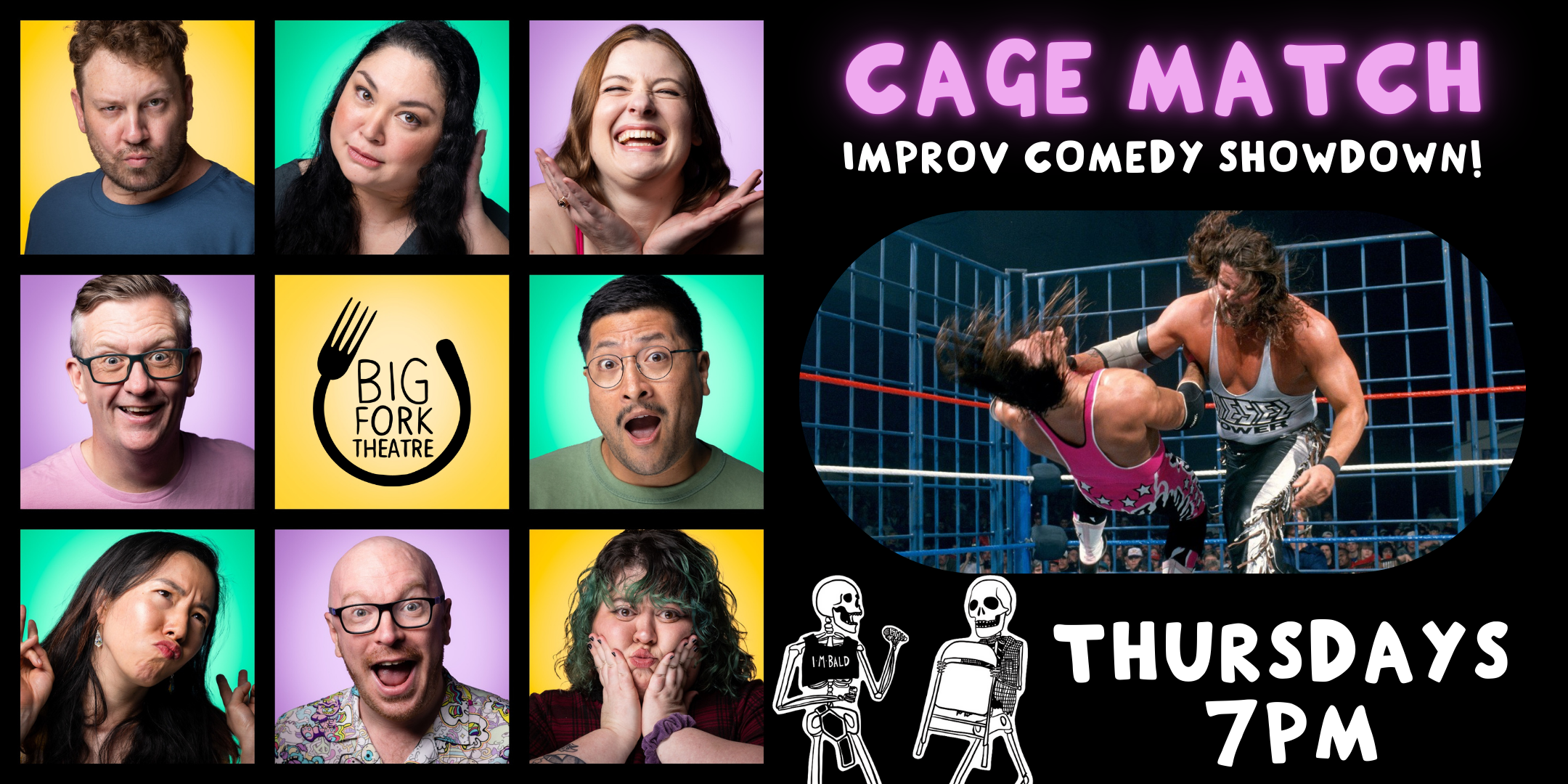 Cage Match: Improv Comedy Showdown PLUS Women's Show
