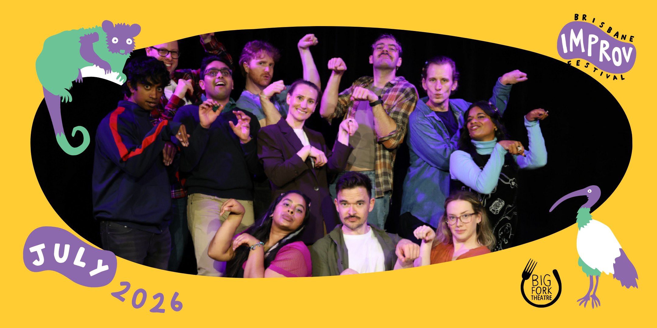 Gone with the Script: an improvised movie | Brisbane Improv Festival 2026