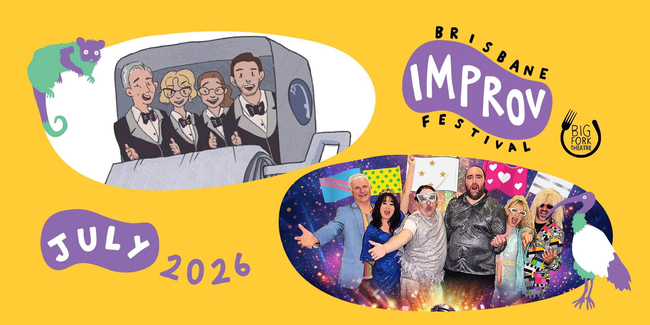 John Comedy's Dream Factory + Improvision | Brisbane Improv Festival 2026