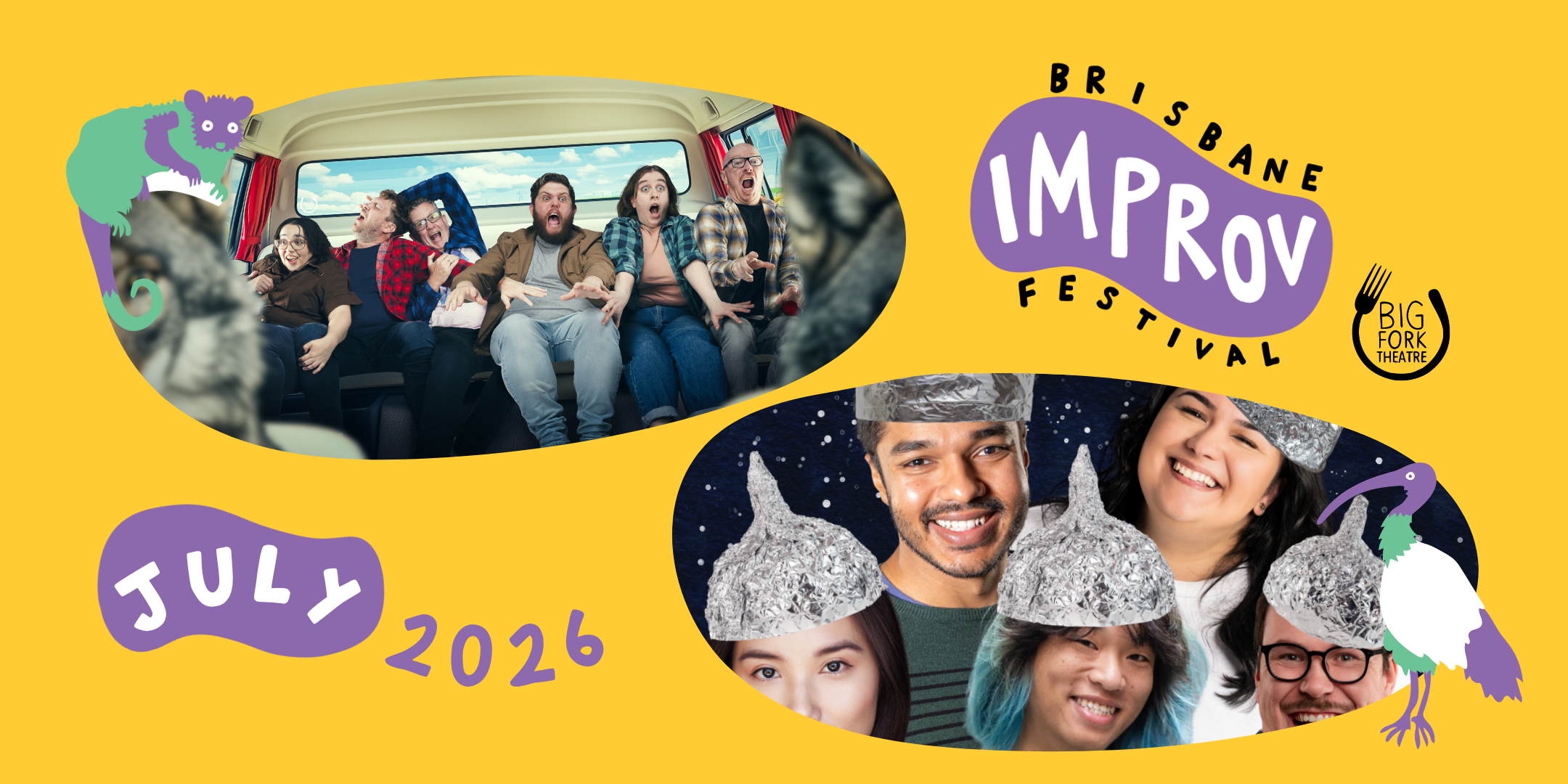 Raised by Wolves + The Flat Earthers | Brisbane Improv Festival 2026