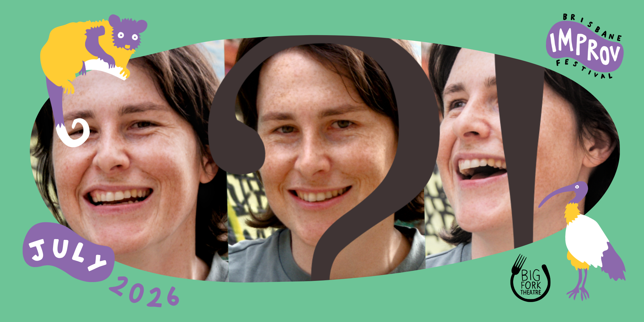 Questions. Questions? Questions! | Workshop | Brisbane Improv Festival 2026