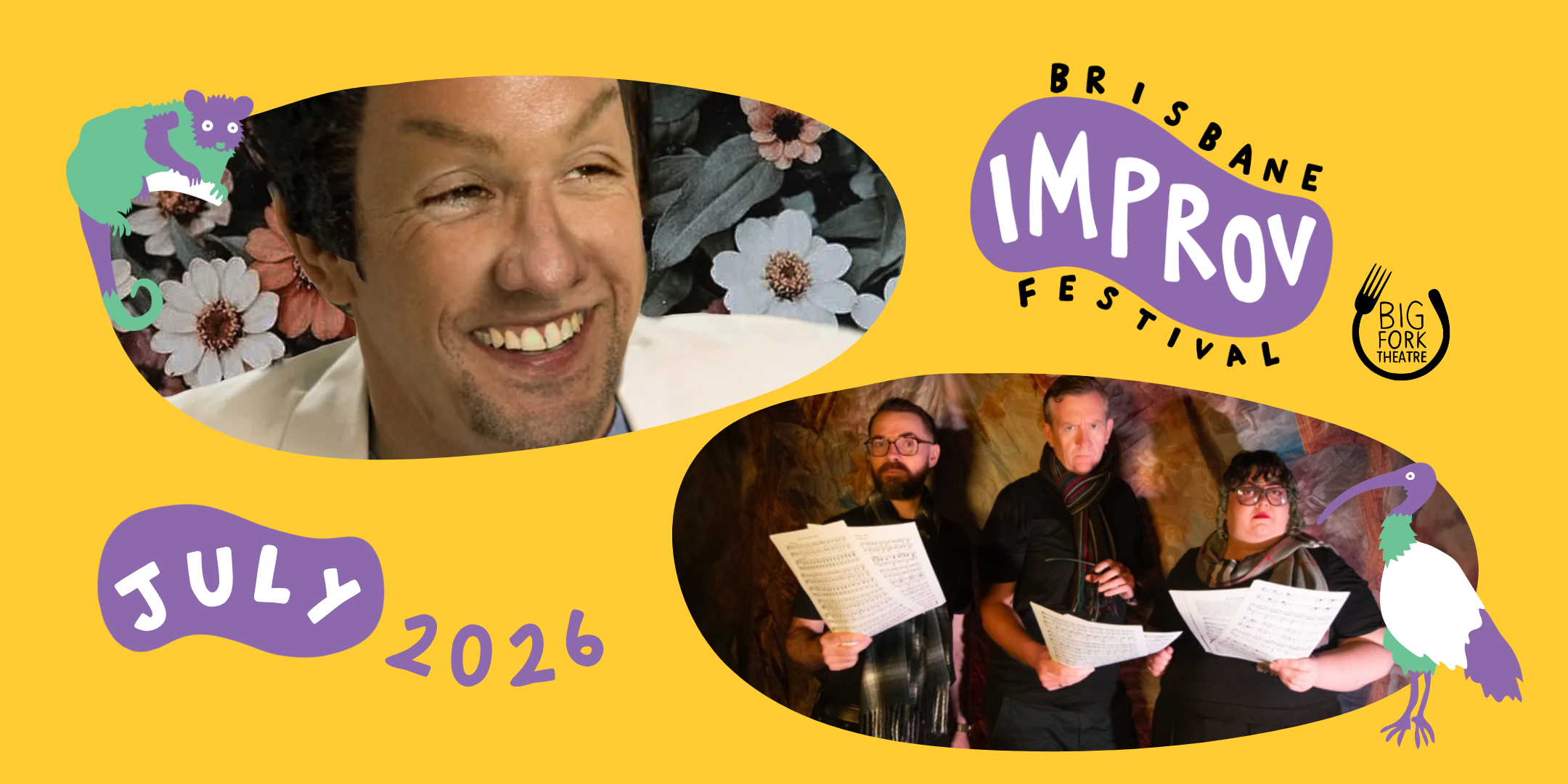 Krank Sandler + Only In It For a Tony | Brisbane Improv Festival 2026