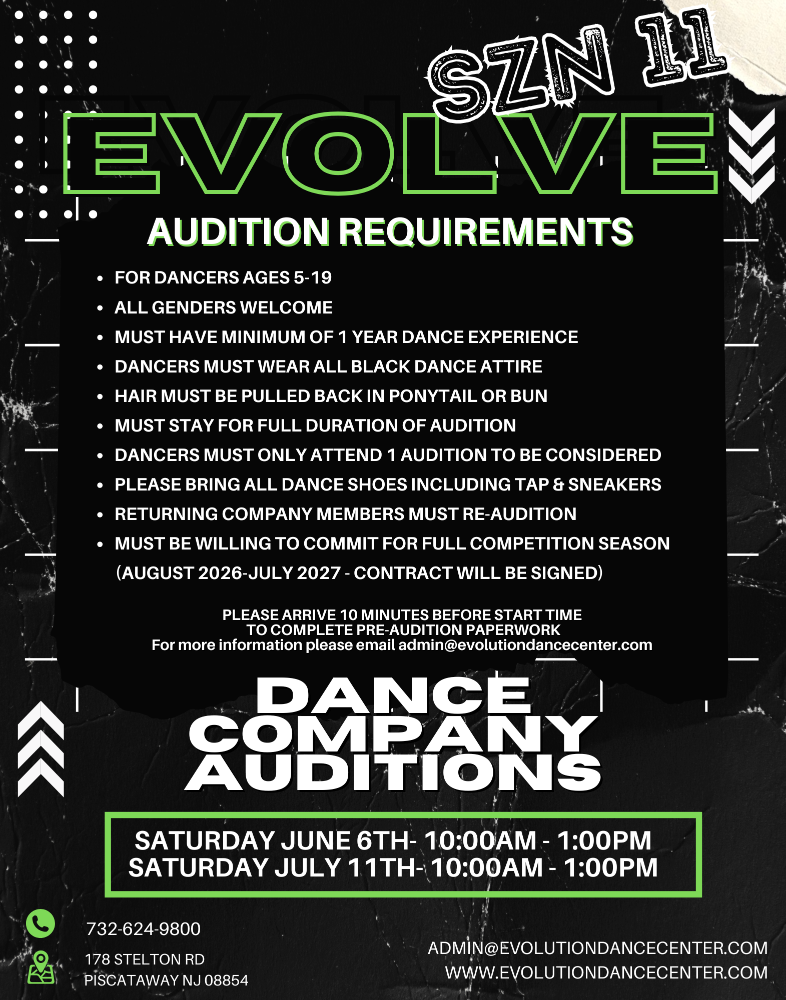 EVOLVE COMPANY AUDITION INFORMATION.png