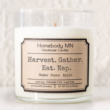 Harvest. Gather. Eat. Nap.