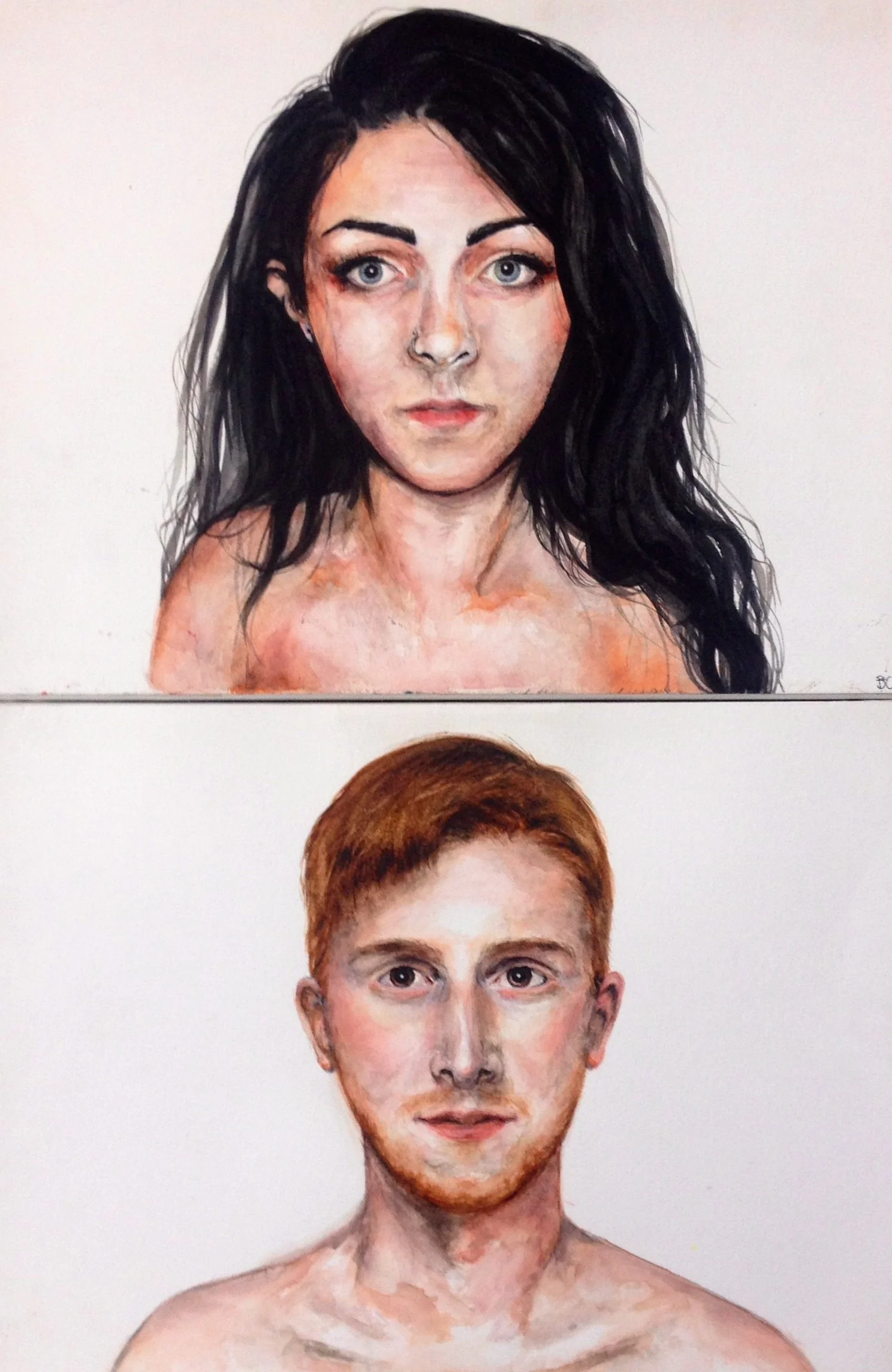 "Resist/Recover", 2015 | Watercolor on paper, 12" x 18"