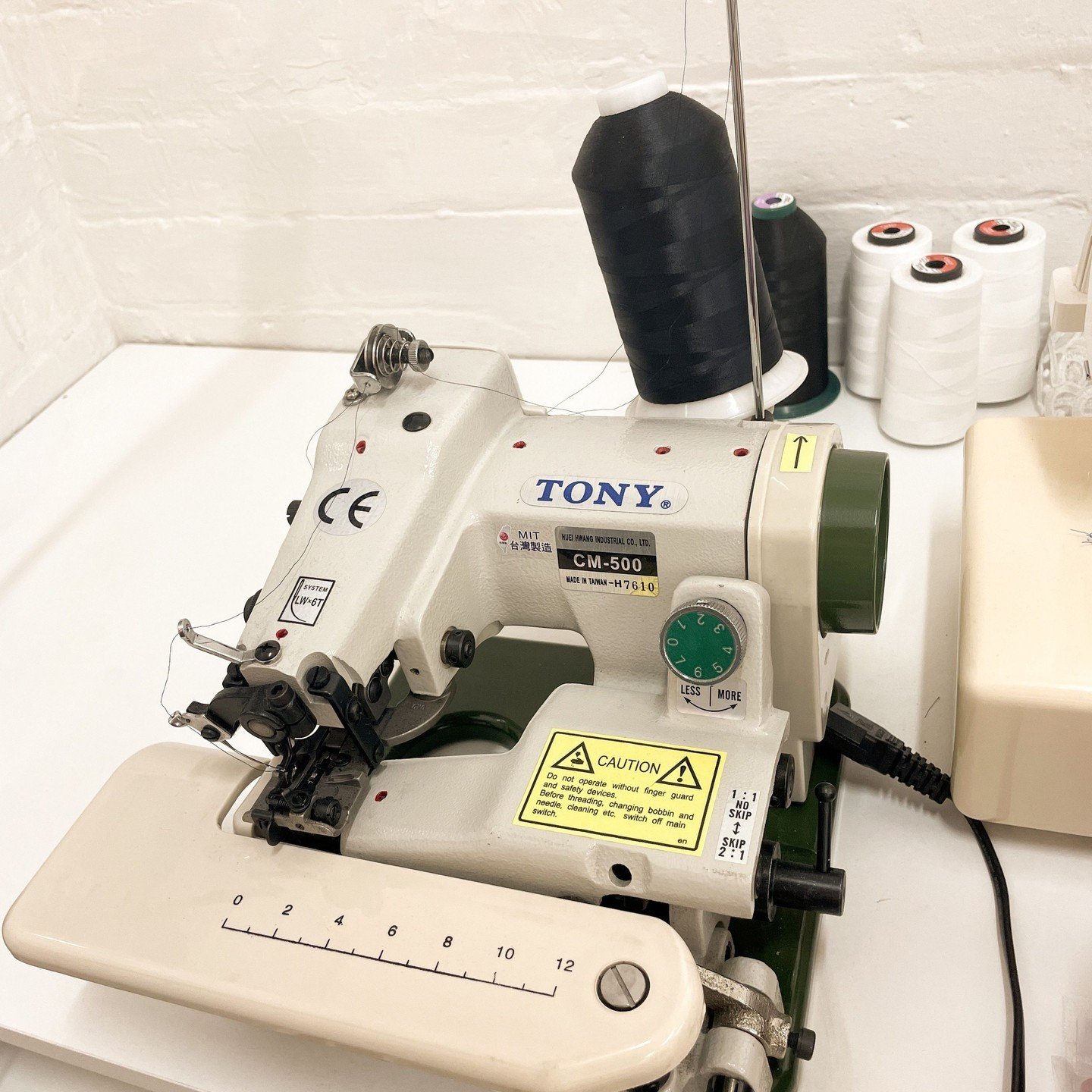 Results are in! ⁠
Congratulations to Carolyn, Melita and Jenny for correctly guessing that our mystery machine was a blind hemming machine called Tony✨️⁠
⁠
This machine is used to hem skirts, trousers and dresses without the stich being seen on the o