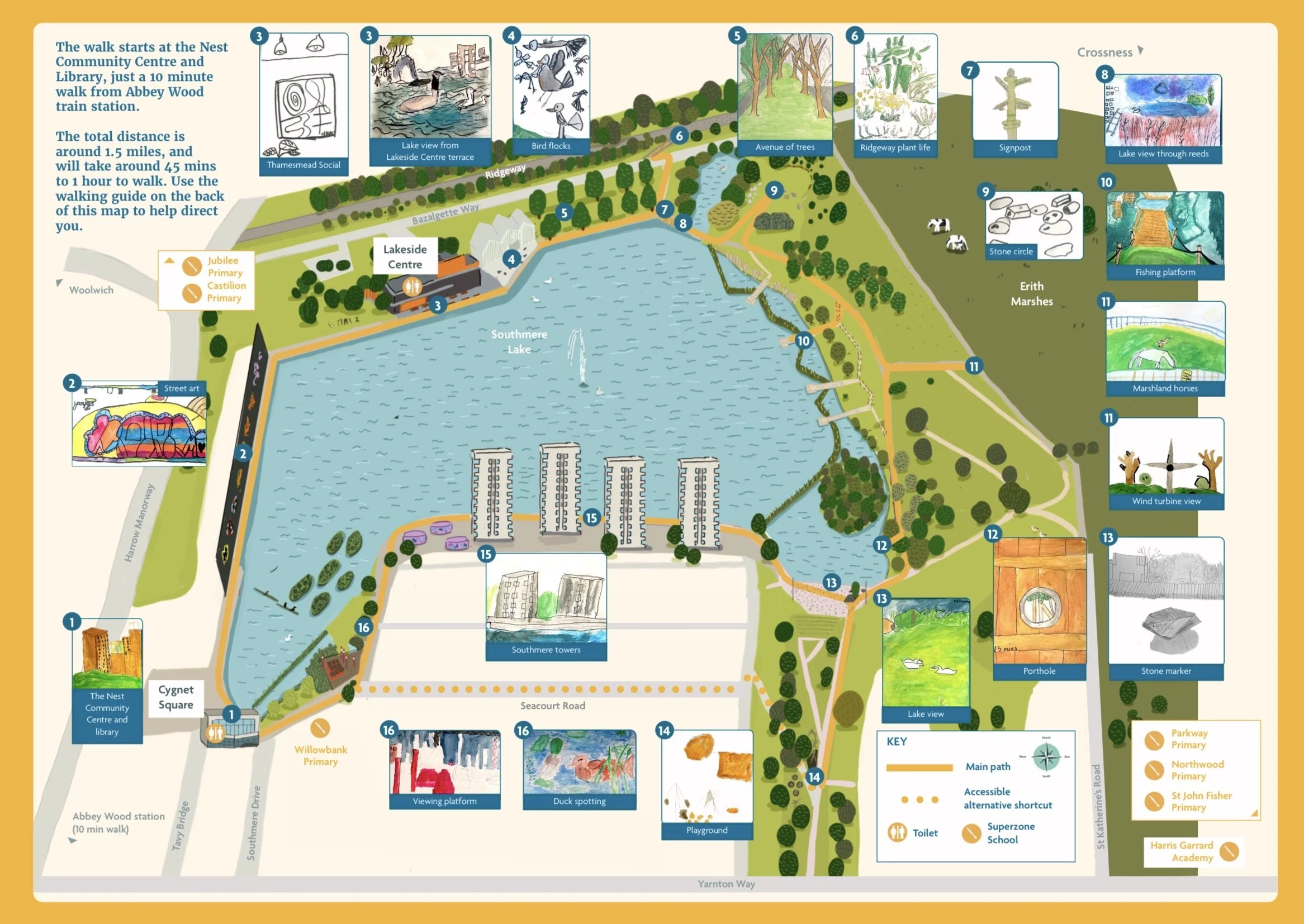 Southmere Lake Explorer Map