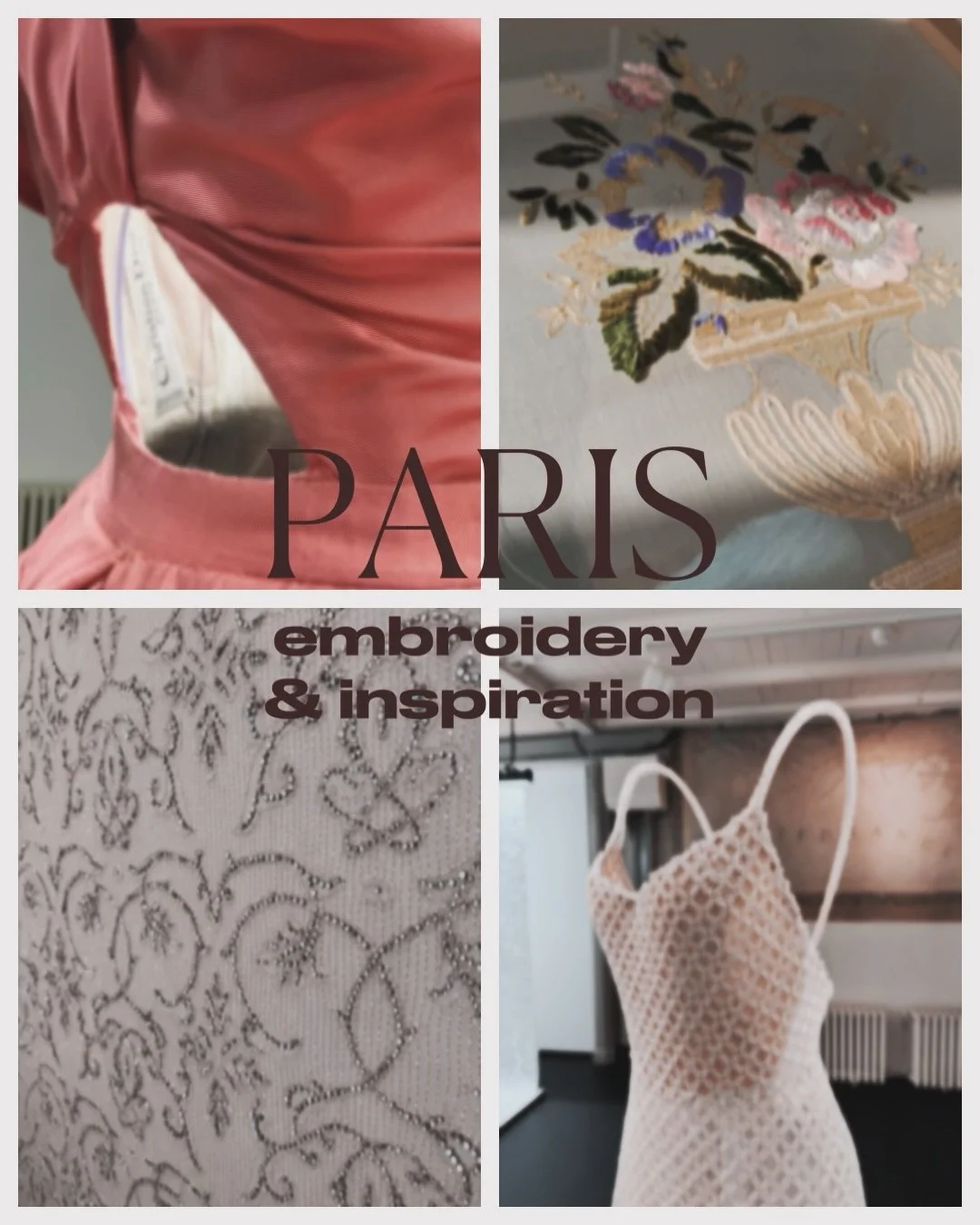 Two unforgettable weeks in Paris 🪡✨

Today I finished my final class at &Eacute;cole Lesage, and as I&rsquo;m sitting on the train home, I can&rsquo;t help but wish I could relive every moment again.

For years I dreamed of coming here to properly l