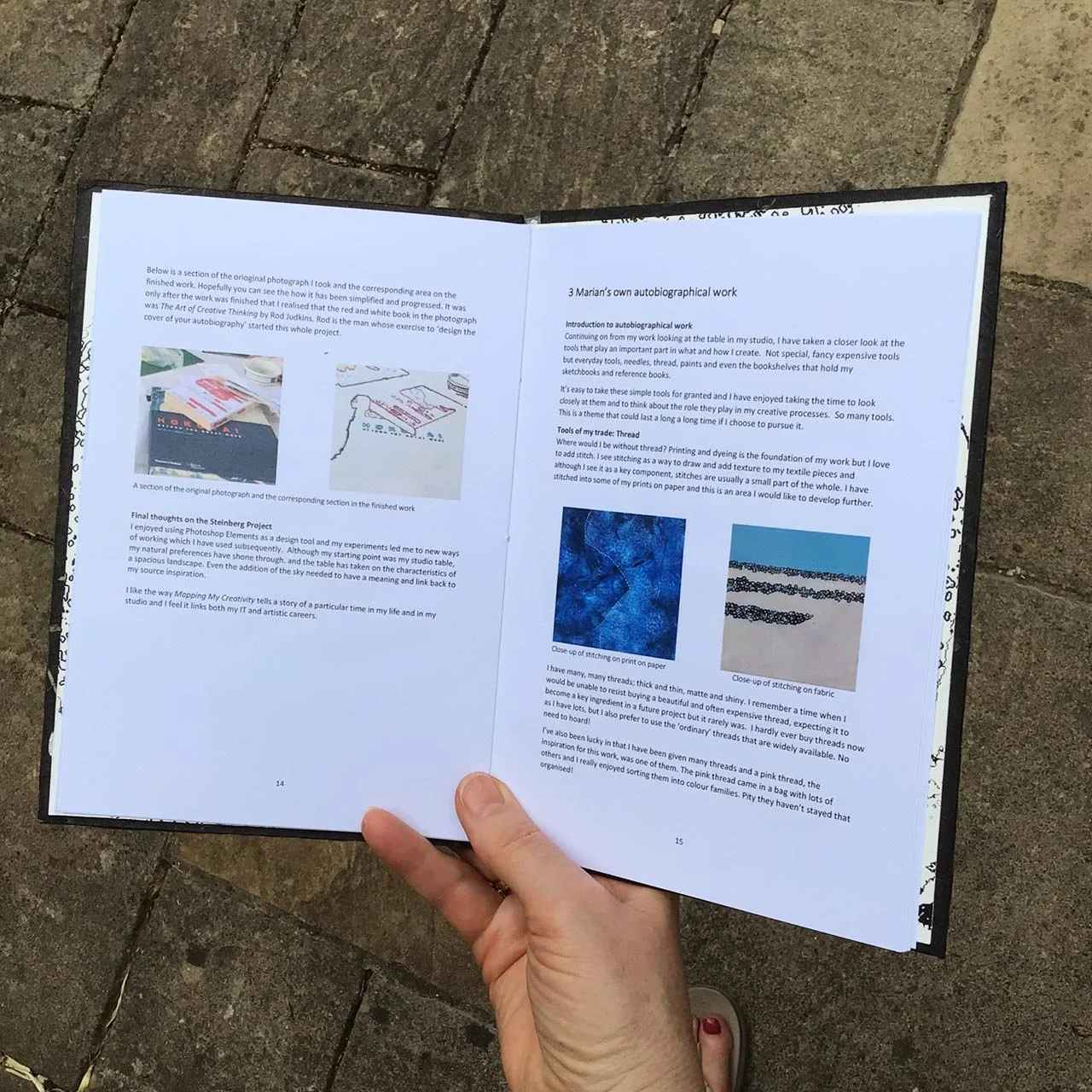 Inside Marking Our Way book