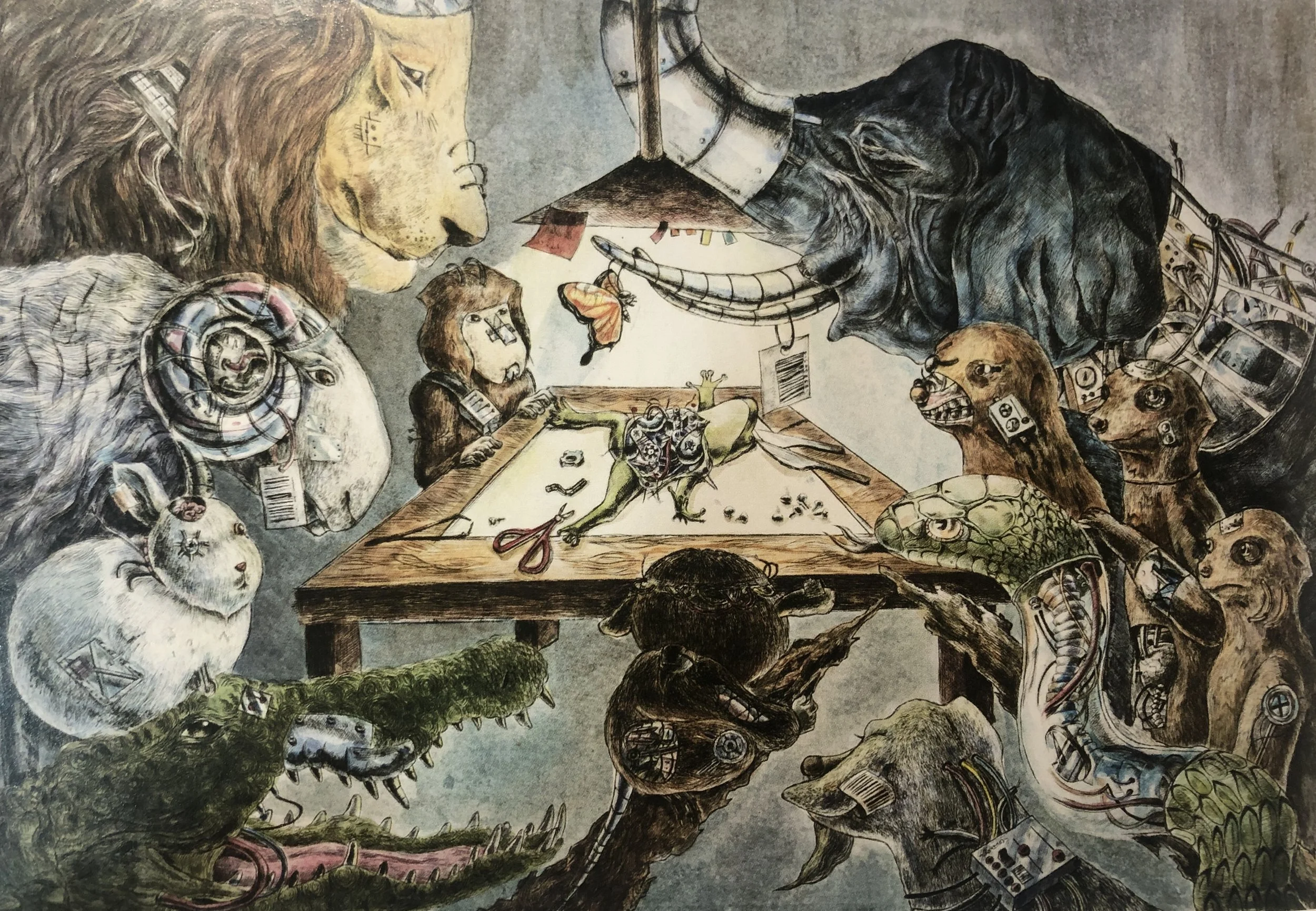 "The revenge of technology" - Printing art (1091 X 787 mm)