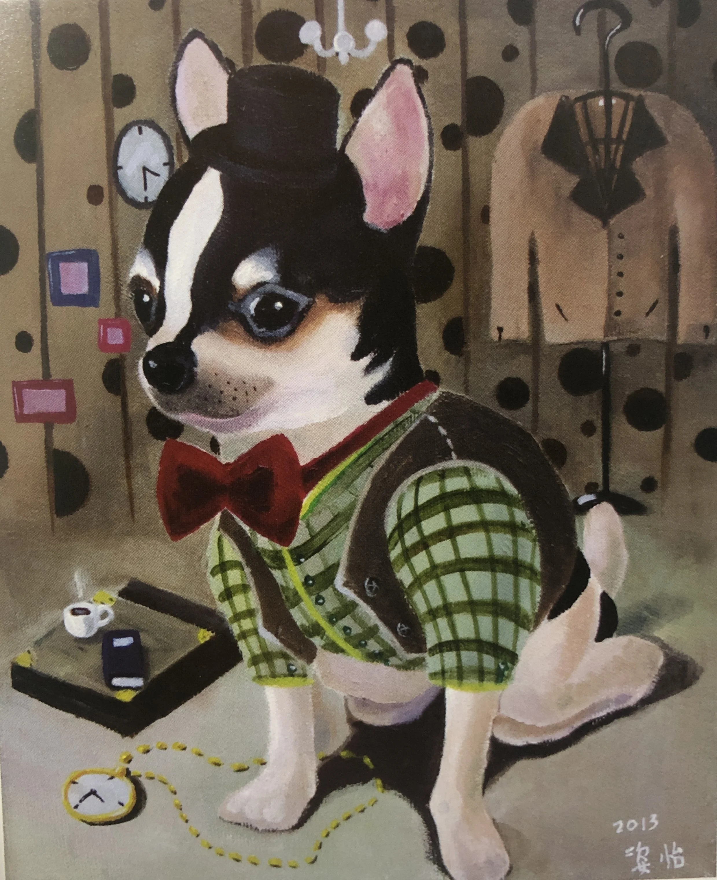 "Mr. Patrick's resting room" - Acrylic painting (290 x 210 mm)