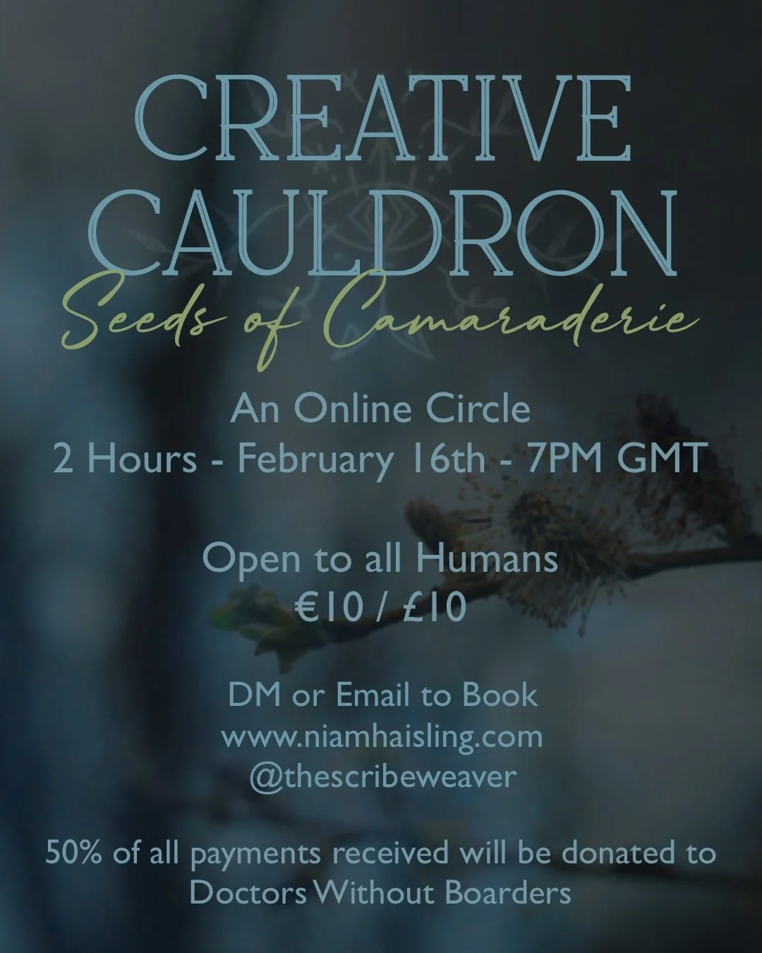 Creative Cauldron - Seeds of Camaraderie - February 16th