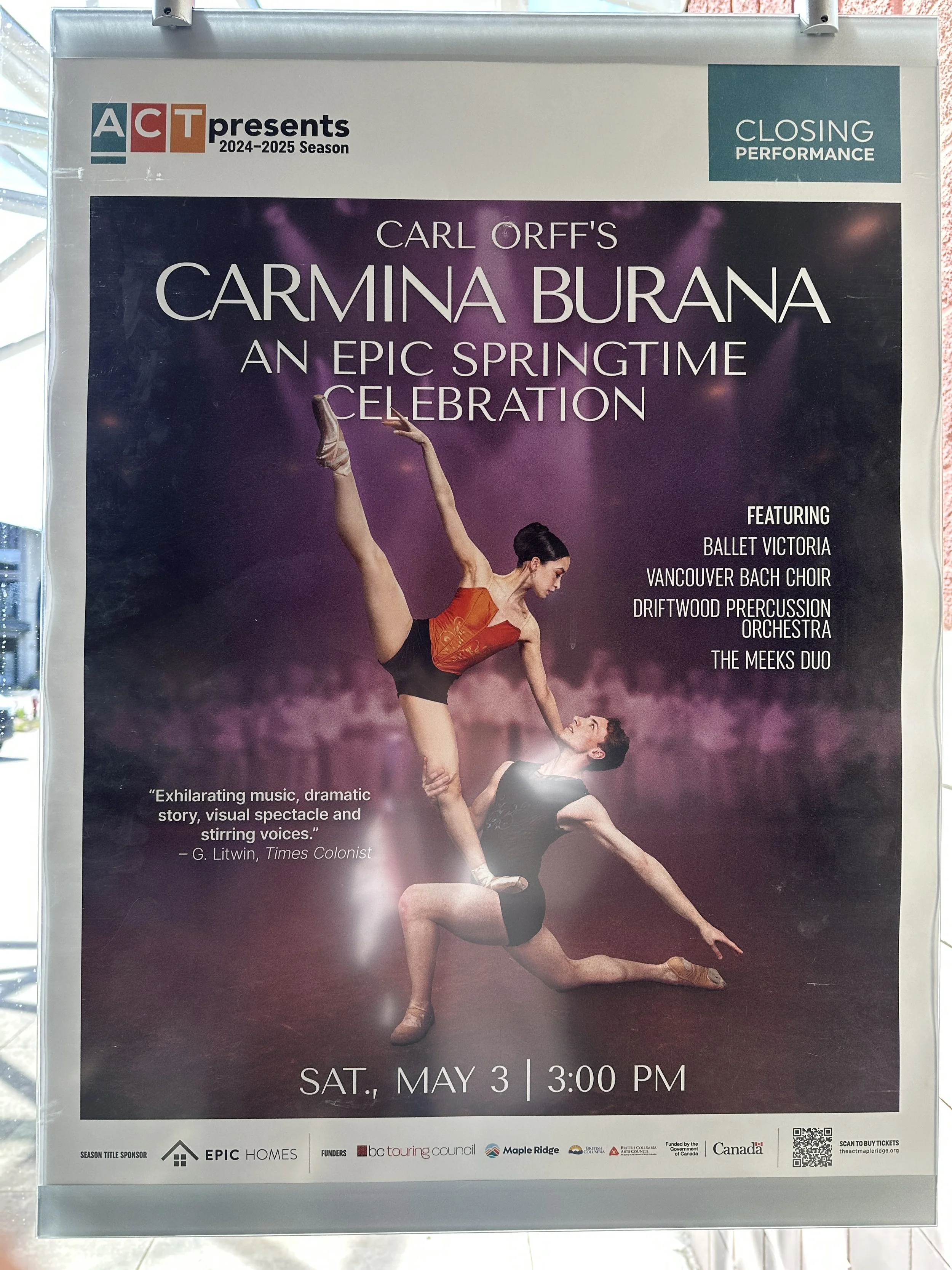 Carmina Burana—With Ballet, Choir, Percussion… and Just One Shot!