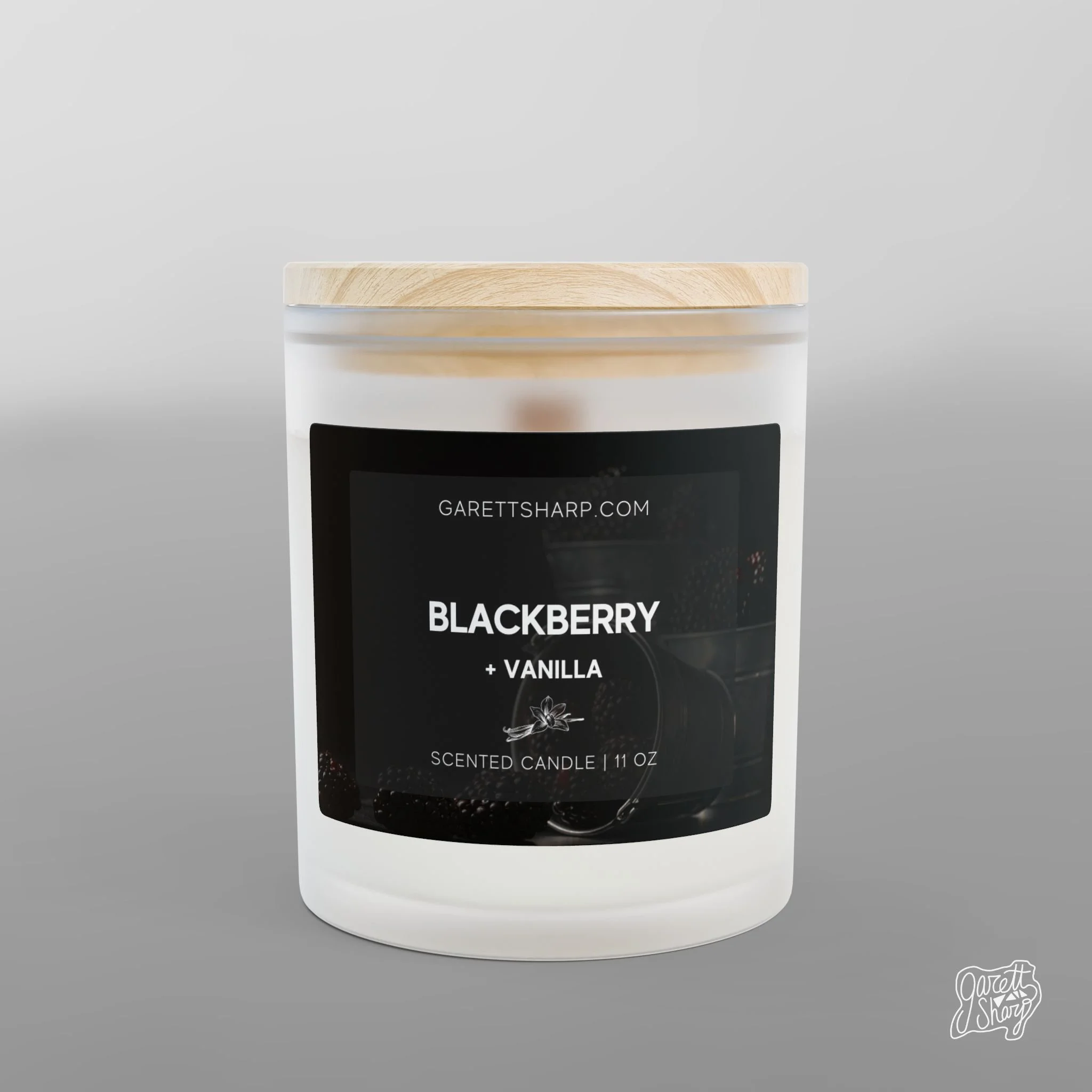 Frosted Glass Candle