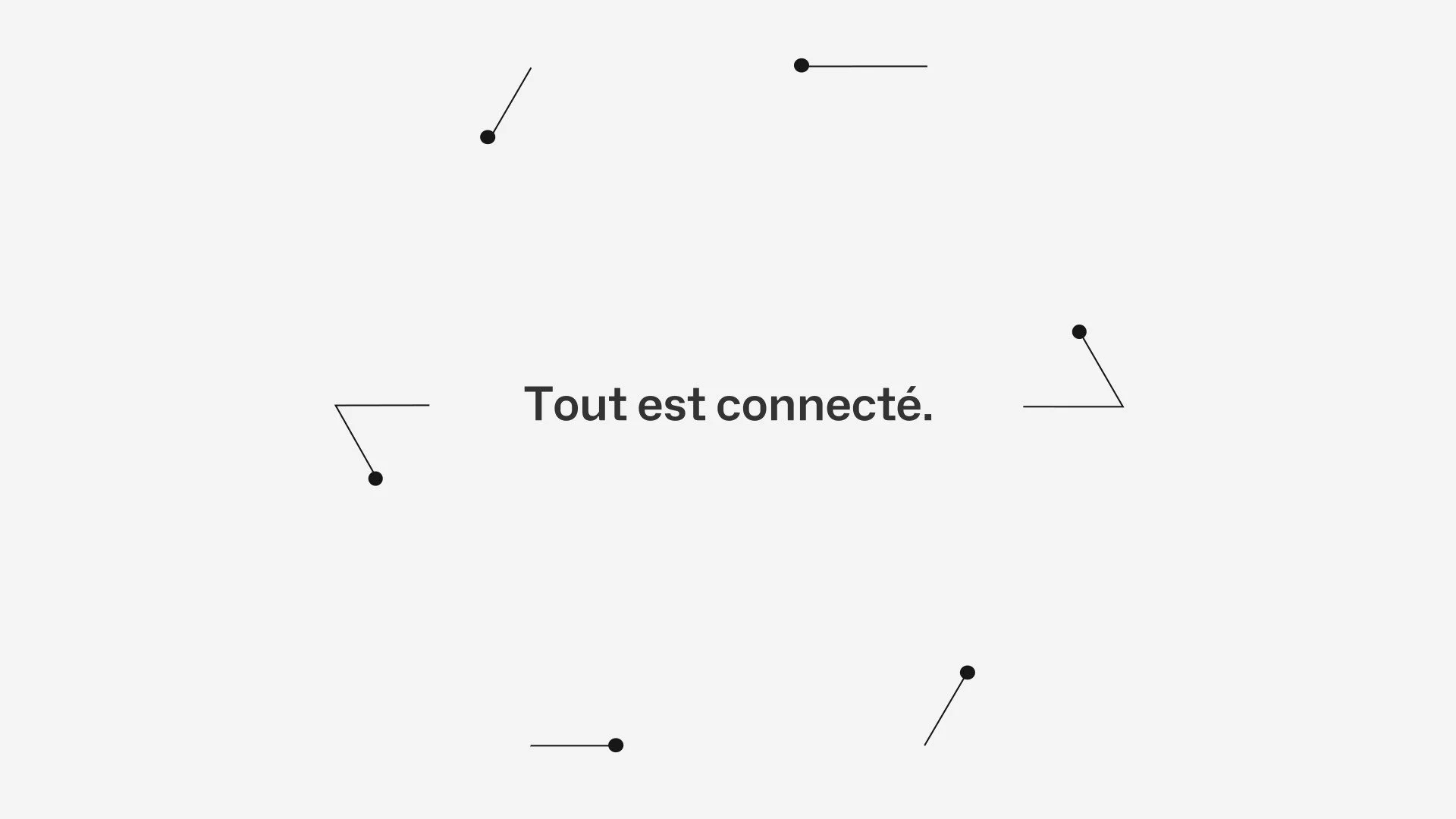 Image d'une vidéo en motion pour l'introduction d'un évènement